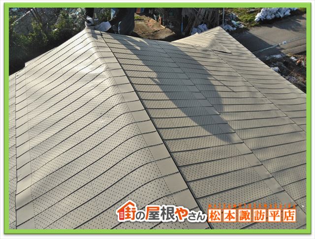 塩尻葺き替え工事　ルーフィング